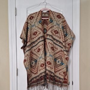 Southwest Print Ruana